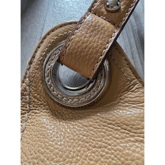 Tignanello Two-Tone Pebble Leather Tote Bag With Dual Shoulder Straps - Picture 4 of 13